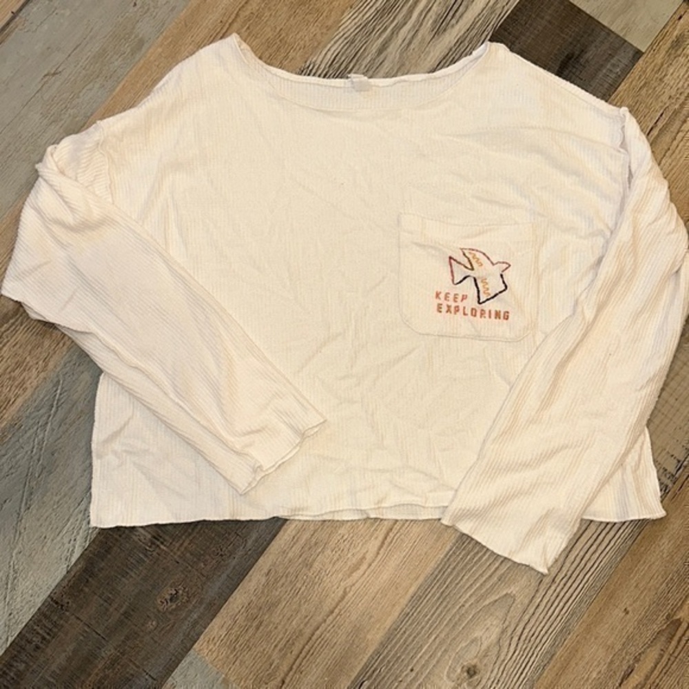 Anthropologie crop top